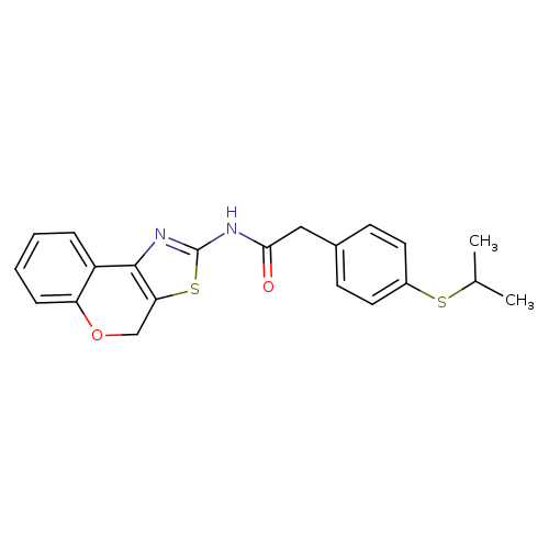 N-{4H-chromeno[4,3-d][1,3]thiazol-2-yl}-2-[4-(propan-2-ylsulfanyl)phenyl]acetamide