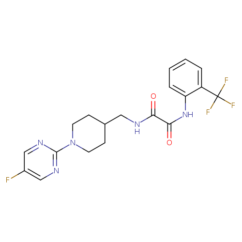 N'-{[1-(5-fluoropyrimidin-2-yl)piperidin-4-yl]methyl}-N-[2-(trifluoromethyl)phenyl]ethanediamide