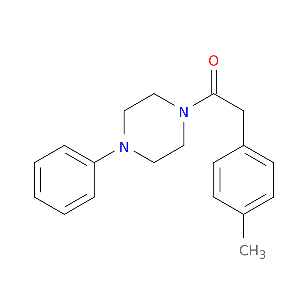2-(4-methylphenyl)-1-(4-phenylpiperazin-1-yl)ethan-1-one
