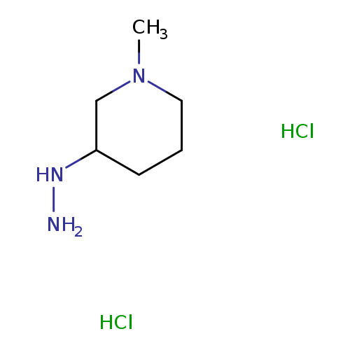 3-hydrazinyl-1-methylpiperidine dihydrochloride