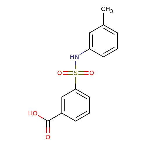 3-[(3-methylphenyl)sulfamoyl]benzoic acid