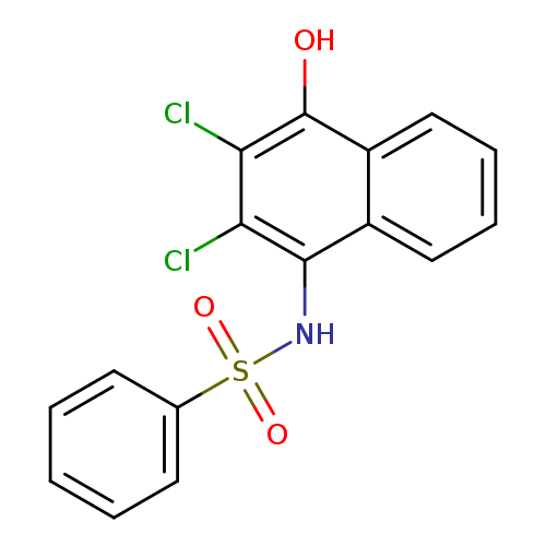 N-(2,3-dichloro-4-hydroxynaphthalen-1-yl)benzenesulfonamide