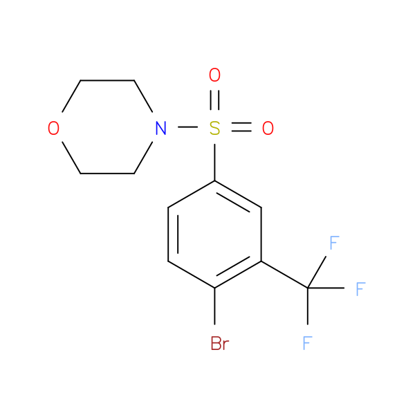 4-(4-Bromo-3-(trifluoromethyl)phenylsulfonyl)morpholine