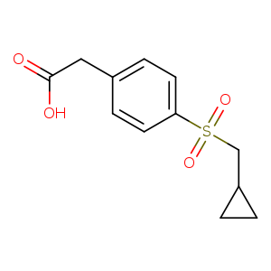 2-(4-cyclopropylmethanesulfonylphenyl)acetic acid