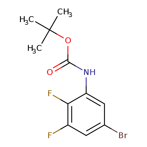 Carbamic acid, N-(5-bromo-2,3-difluorophenyl)-, 1,1-dimethylethyl ester