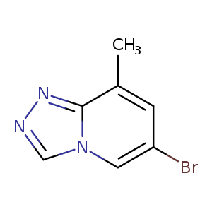 1,2,4-Triazolo[4,3-a]pyridine, 6-bromo-8-methyl-