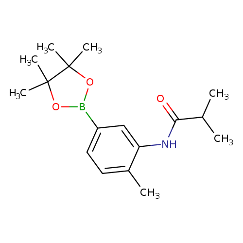2-methyl-N-[2-methyl-5-(tetramethyl-1,3,2-dioxaborolan-2-yl)phenyl]propanamide