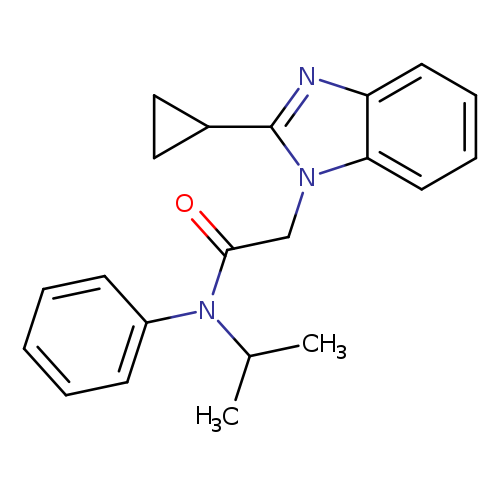 2-(2-cyclopropyl-1H-1,3-benzodiazol-1-yl)-N-phenyl-N-(propan-2-yl)acetamide