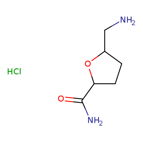 5-(aminomethyl)oxolane-2-carboxamide hydrochloride