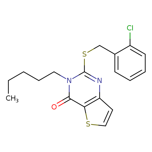 2-{[(2-chlorophenyl)methyl]sulfanyl}-3-pentyl-3H,4H-thieno[3,2-d]pyrimidin-4-one