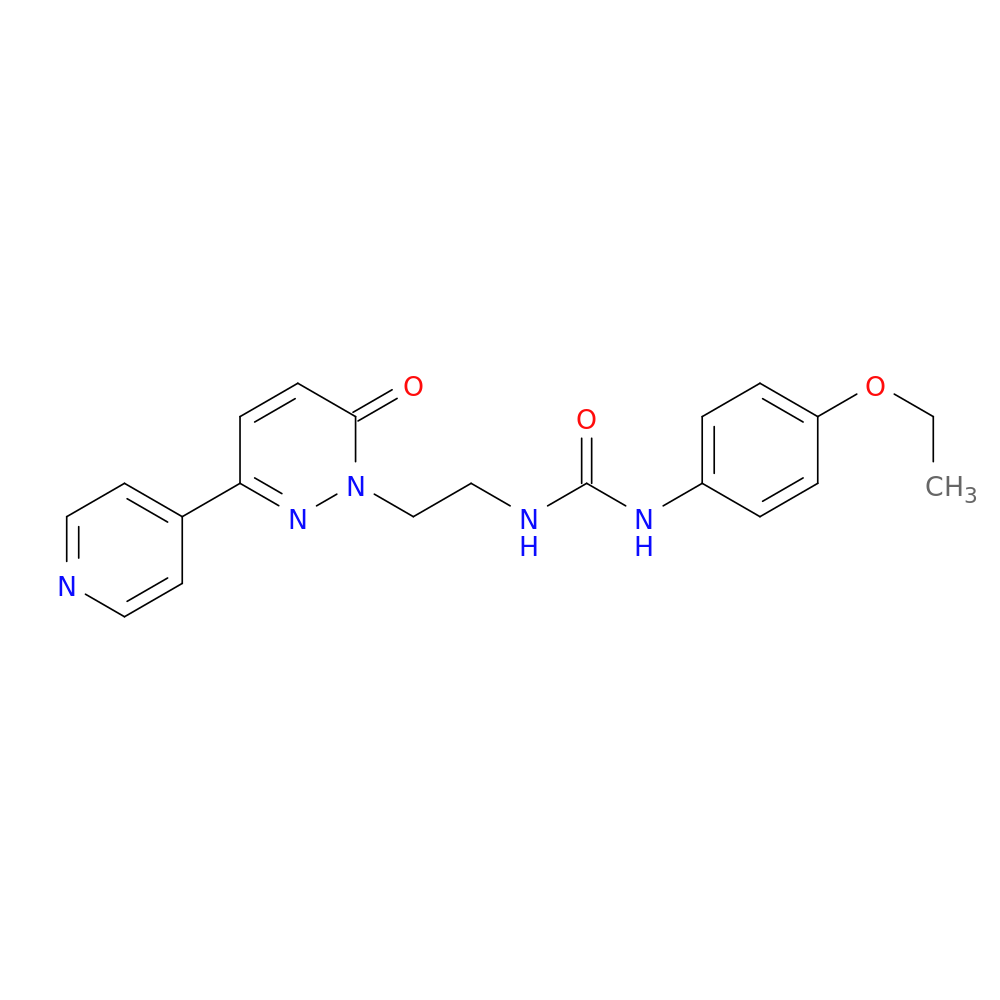 1-(4-ethoxyphenyl)-3-{2-[6-oxo-3-(pyridin-4-yl)-1,6-dihydropyridazin-1-yl]ethyl}urea