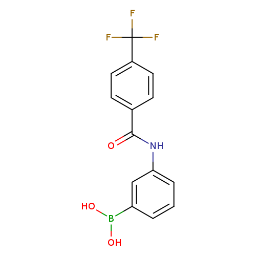 Boronic acid, [3-[[4-(trifluoromethyl)benzoyl]amino]phenyl]- (9CI)