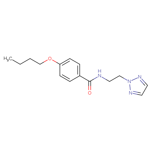 4-butoxy-N-[2-(2H-1,2,3-triazol-2-yl)ethyl]benzamide