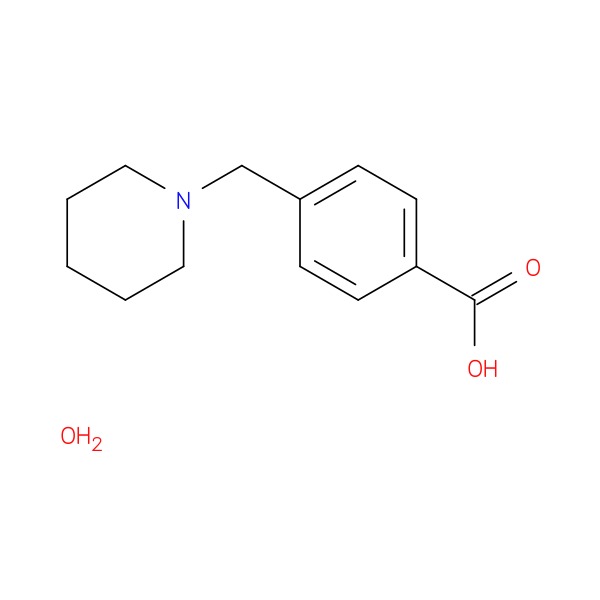 4-(1-piperidinylmethyl)benzoic acid hydrate