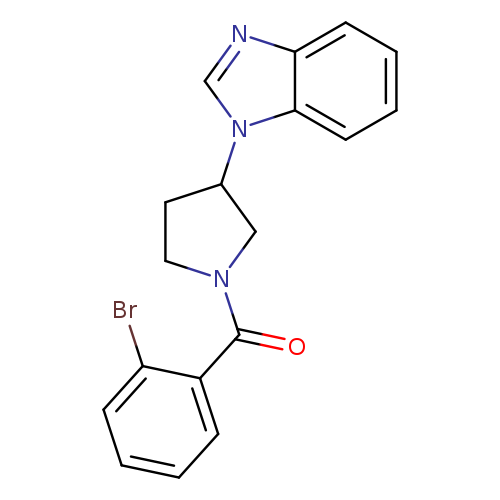 1-[1-(2-bromobenzoyl)pyrrolidin-3-yl]-1H-1,3-benzodiazole