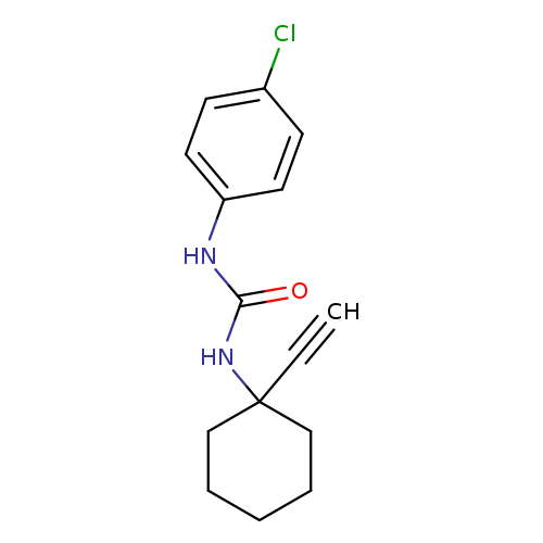 1-(4-chlorophenyl)-3-(1-ethynylcyclohexyl)urea