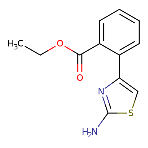 ethyl 2-(2-amino-1,3-thiazol-4-yl)benzoate
