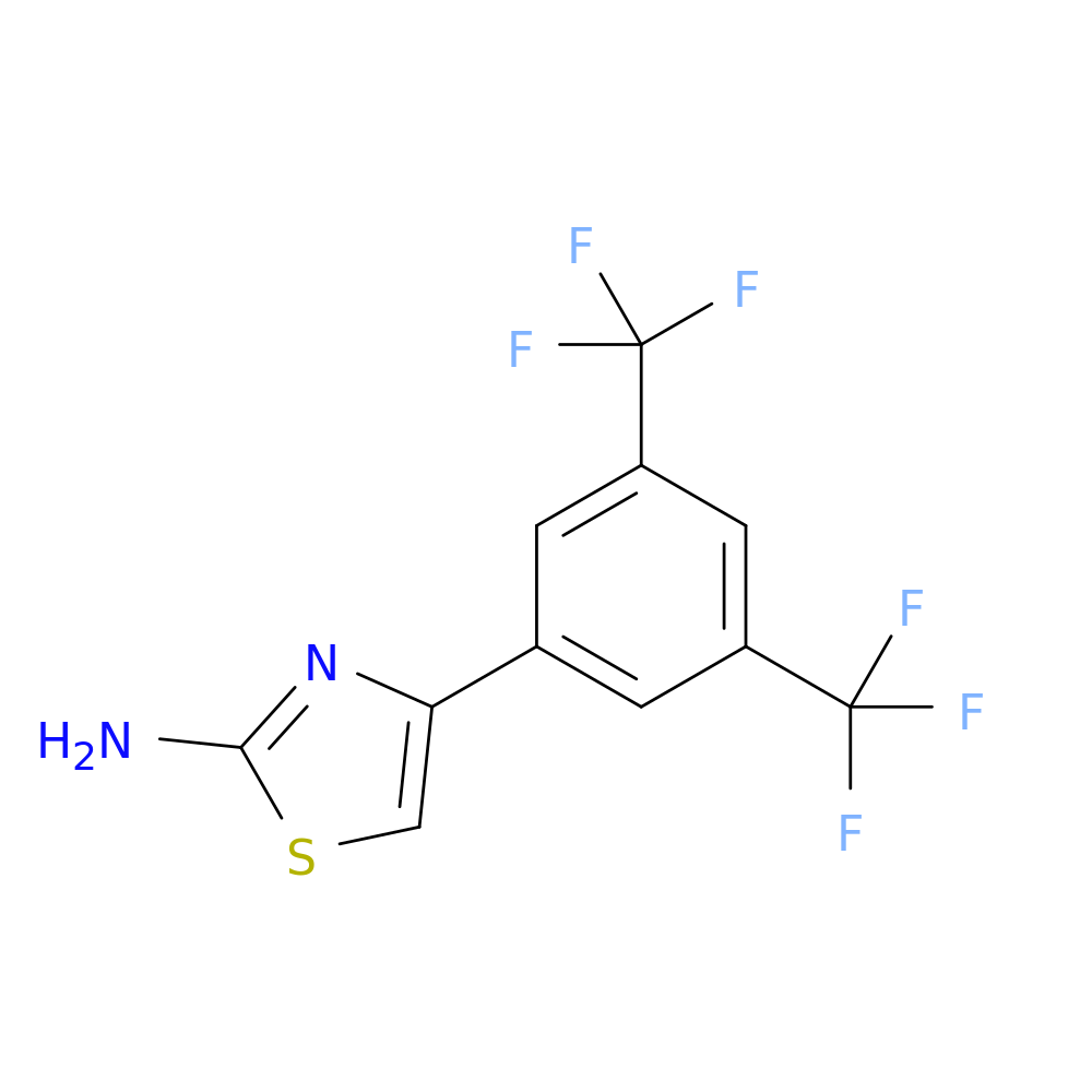 2-Amino-4-(3,5-bis(trifluoromethyl)phenyl)thiazole