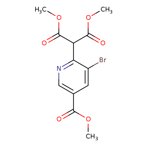 1,3-Dimethyl 2-[3-bromo-5-(methoxycarbonyl)pyridin-2-yl]propanedioate