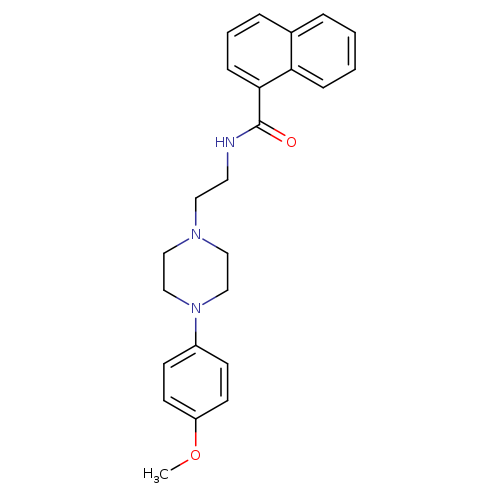 N-{2-[4-(4-methoxyphenyl)piperazin-1-yl]ethyl}naphthalene-1-carboxamide