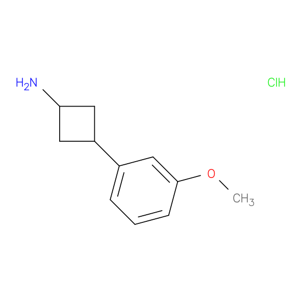 3-(3-methoxyphenyl)cyclobutan-1-amine hydrochloride