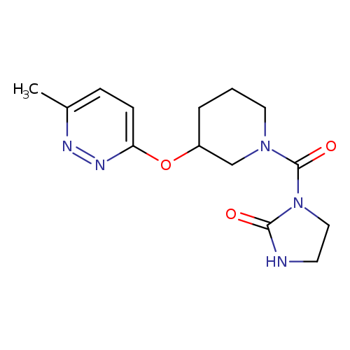 1-{3-[(6-methylpyridazin-3-yl)oxy]piperidine-1-carbonyl}imidazolidin-2-one