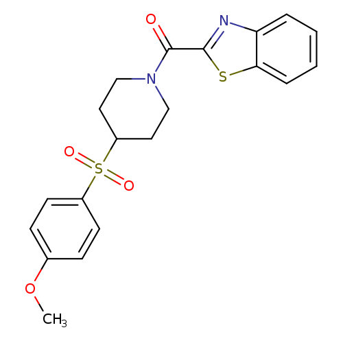 2-[4-(4-methoxybenzenesulfonyl)piperidine-1-carbonyl]-1,3-benzothiazole
