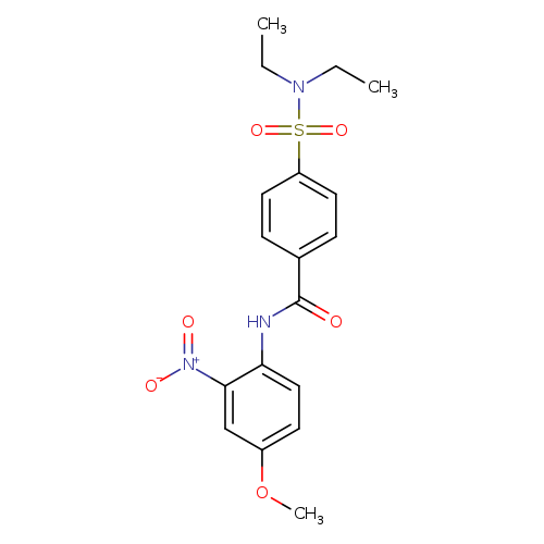 4-(diethylsulfamoyl)-N-(4-methoxy-2-nitrophenyl)benzamide
