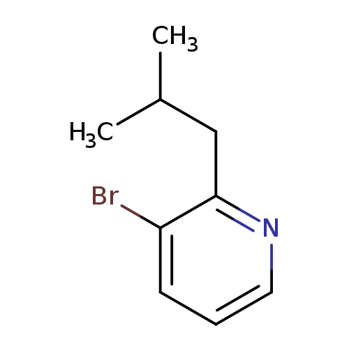 3-bromo-2-(2-methylpropyl)pyridine