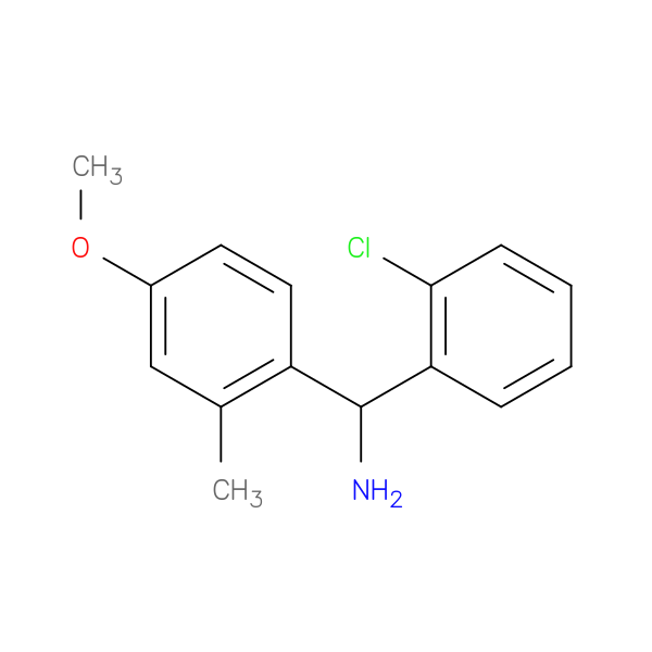 (2-chlorophenyl)(4-methoxy-2-methylphenyl)methanamine