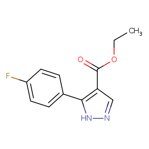 Ethyl 5-(4-fluorophenyl)-1H-pyrazole-4-carboxylate