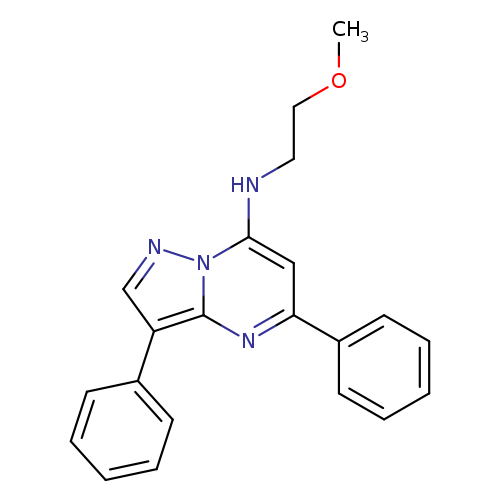 N-(2-methoxyethyl)-3,5-diphenylpyrazolo[1,5-a]pyrimidin-7-amine
