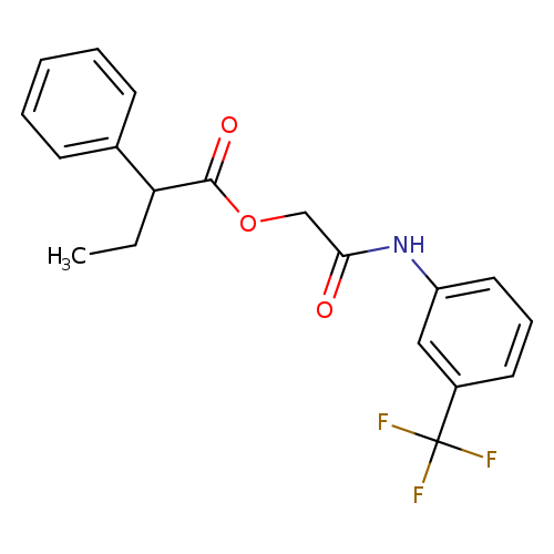 {[3-(trifluoromethyl)phenyl]carbamoyl}methyl 2-phenylbutanoate