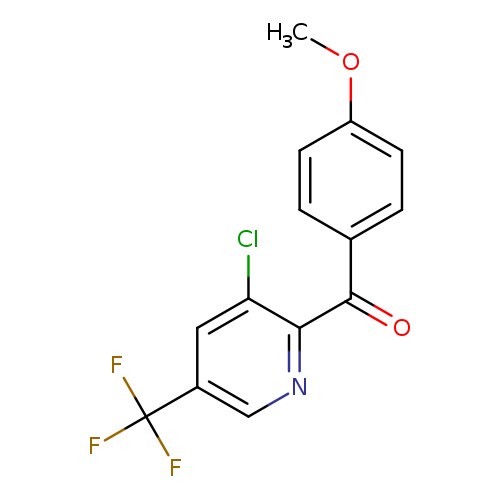 3-chloro-2-(4-methoxybenzoyl)-5-(trifluoromethyl)pyridine