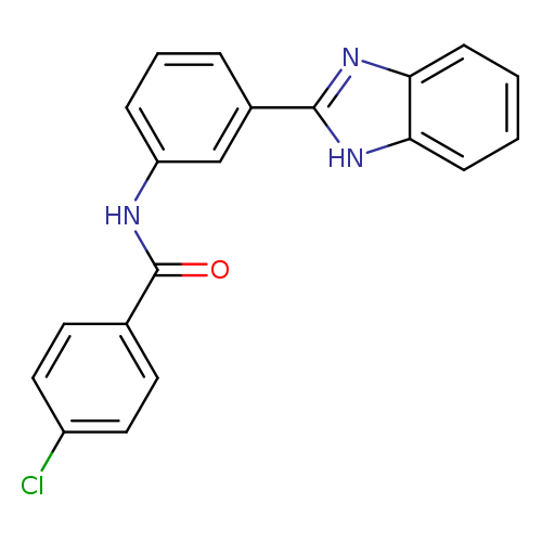 N-[3-(1H-1,3-benzodiazol-2-yl)phenyl]-4-chlorobenzamide
