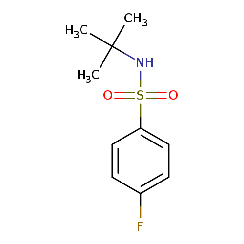 Benzenesulfonamide, N-(1,1-dimethylethyl)-4-fluoro-