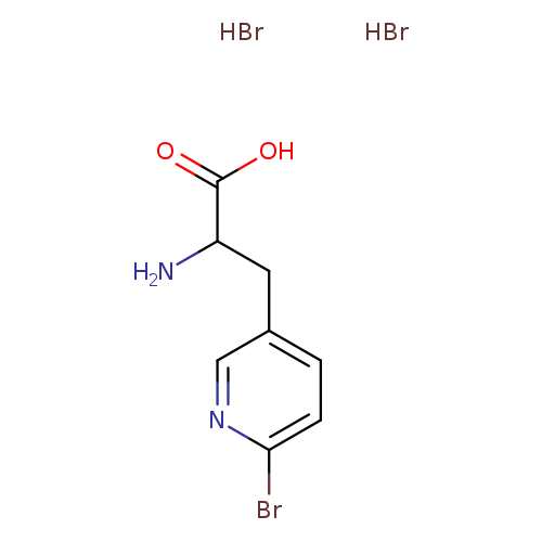 2-amino-3-(6-bromopyridin-3-yl)propanoicaciddihydrobromide