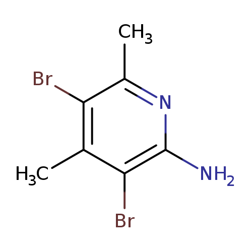 2-Amino-3,5-dibromo-4,6-dimethylpyridine