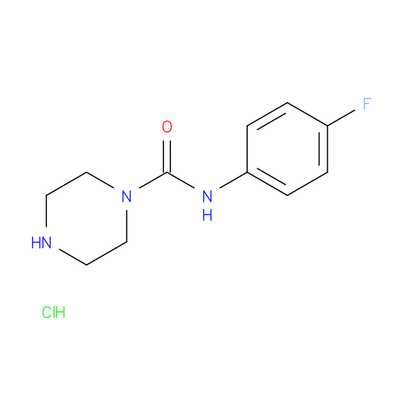 N-(4-fluorophenyl)piperazine-1-carboxamide hydrochloride