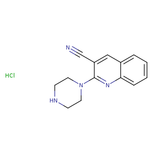 2-(Piperazin-1-yl)quinolin-3-carbonitrile hydrochloride