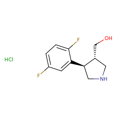 [(3S,4R)-4-(2,5-difluorophenyl)pyrrolidin-3-yl]methanol hydrochloride