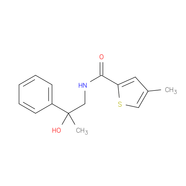 N-(2-hydroxy-2-phenylpropyl)-4-methylthiophene-2-carboxamide