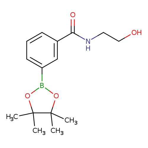 N-[2-Hydroxyethyl]benzamide-3-boronic acid, pinacol ester