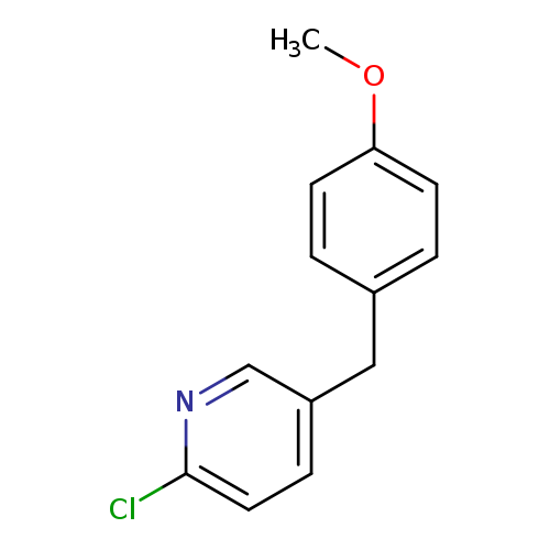 2-chloro-5-[(4-methoxyphenyl)methyl]pyridine