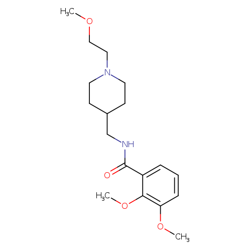2,3-dimethoxy-N-{[1-(2-methoxyethyl)piperidin-4-yl]methyl}benzamide