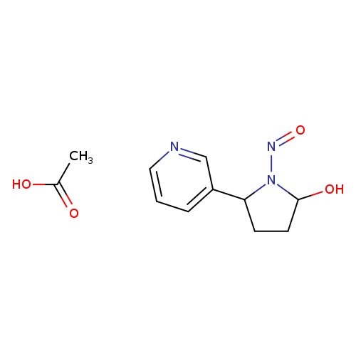 2-PYRROLIDINOL, 1-NITROSO-5-(3-PYRIDINYL)-, ACETATE