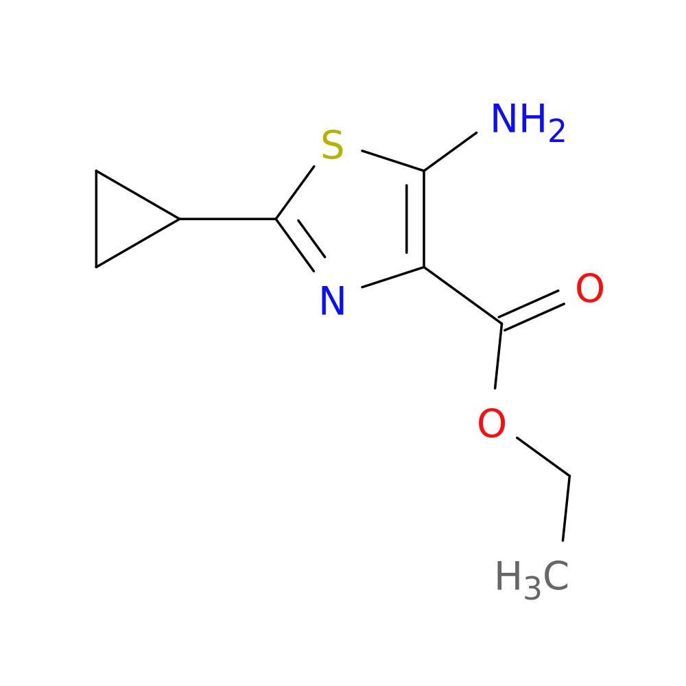 ethyl 5-amino-2-cyclopropyl-1,3-thiazole-4-carboxylate