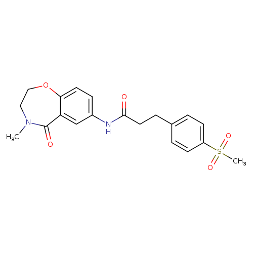 3-(4-methanesulfonylphenyl)-N-(4-methyl-5-oxo-2,3,4,5-tetrahydro-1,4-benzoxazepin-7-yl)propanamide