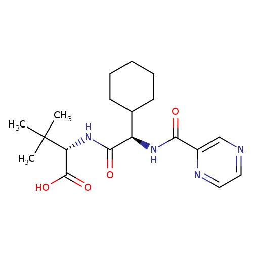 (S)-2-((R)-2-cyclohexyl-2-(pyrazine-2-carboxamido)acetamido)-3,3-dimethylbutanoic acid