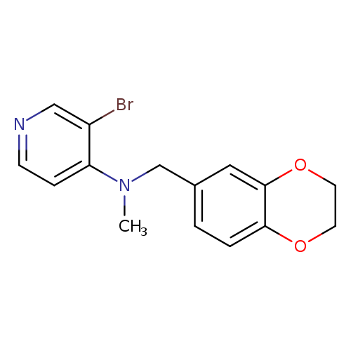 3-bromo-N-[(2,3-dihydro-1,4-benzodioxin-6-yl)methyl]-N-methylpyridin-4-amine